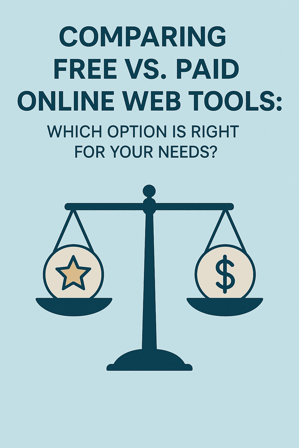 Comparing Free vs. Paid Online Web Tools: Which Option is Right for Your Needs?
